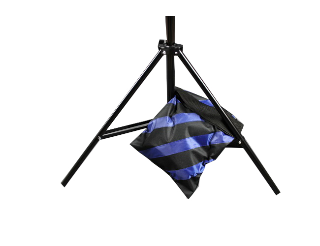 Taška - závaží na stativy - sand bag 23x26cm modrá