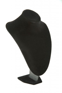 Stojánek, stojan, dekolt na šperky výška 34cm černý