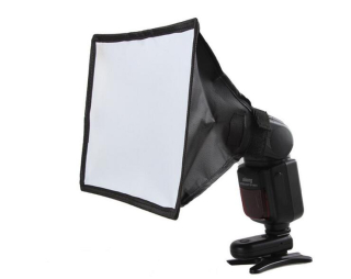 Softbox, minisoftbox pro systémový blesk 16x22cm