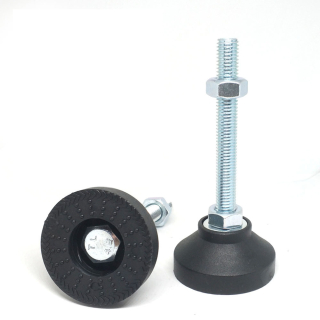 M10X80 60mm Stavěcí nohy plast pevná