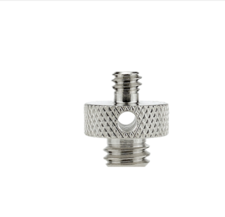Spojovací stativový šroub 3/8" na 1/4", otvor 3,5mm