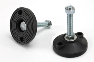 M16X80 100mm Stavěcí nohy plast pevná
