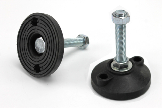 M20X100 125mm Stavěcí nohy plast pevná