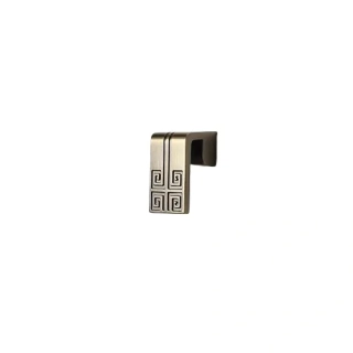 Šuplíkový knop čínský neo styl 6570 černá mosaz