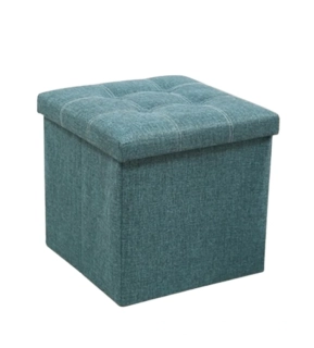 Taburet 38x38x38 zelený