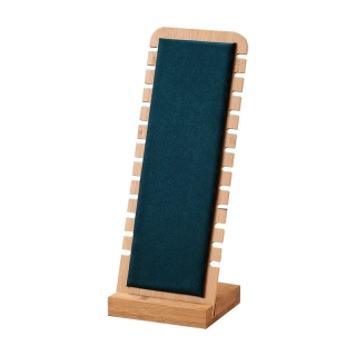 Dekolt, stojánek, stojan na šperky výška 26cm zelený