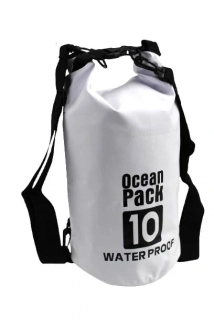 Ocean Pack, vodotěsný vak 10L bílý