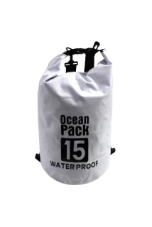 Ocean Pack, vodotěsný vak 15L bílý