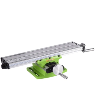 Křížový pracovní stůl 310x90mm zelený hliník