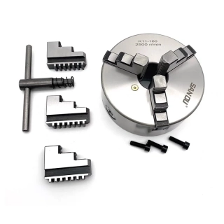 Sklíčidlo na soustruh, 125mm K11-125 3-čelisťové
