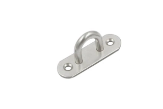 Očko petlice samostatné 100x33mm nerez