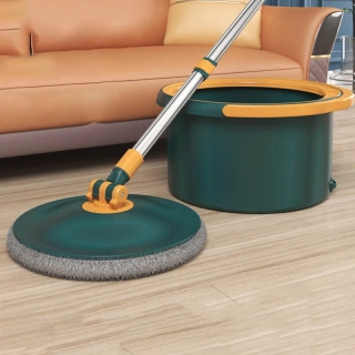 Rotační mop s kbelíkem 2x náhrada zelený