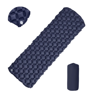 Nafukovací turistická karimatka navy modrá
