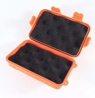 Vodotěsný box pro uložení nářadí EDC pro přežití v přírodě M oranžová