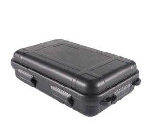 Vodotěsný box pro uložení nářadí EDC pro přežití v přírodě L černý