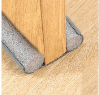 Oboustranná těsnící lišta pod dveře– šedá
