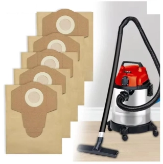 5× Papírové sáčky do vysavače Parkside / Einhell (PWD / PNTS / PWS)