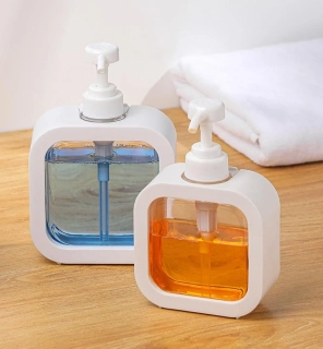 Průhledný dávkovač mýdla 500 ml