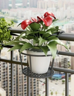 Kovový držák na květináč - průměr 22 cm
