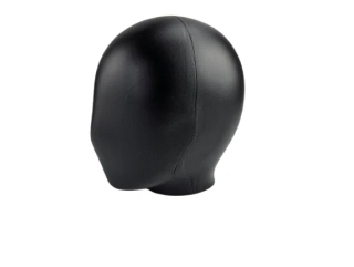 Elementrix hlava figuriny plast černá mat