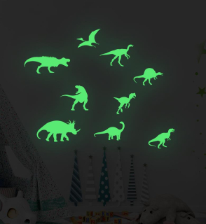 Sada svíticích samolepek – Dinosauři (10 ks)