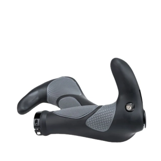 Ergonomické rohy na kolo (1 pár, černá barva)