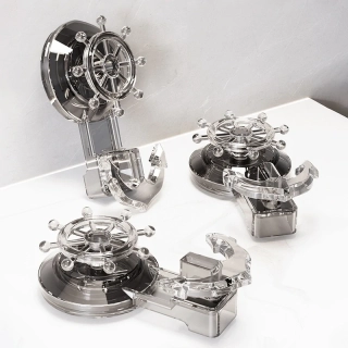 Háček se silnou přísavkou – transparentní šedý