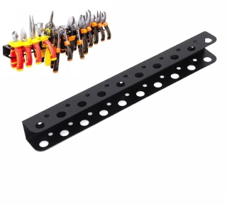 Nástěnný organizér na nářadí – kovová závěsná lišta varianta C
