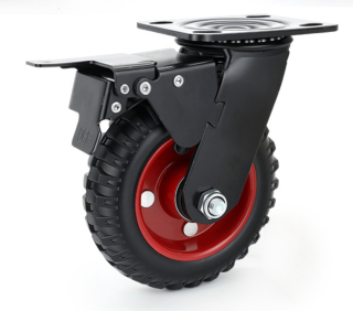 Otočné transportní kolečko s brzdou 150 mm – nosnost 160 kg