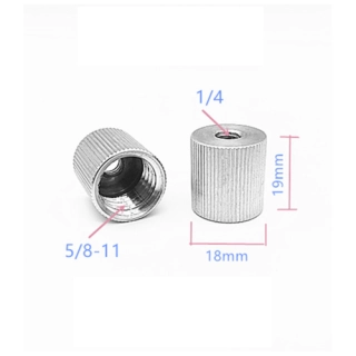 Elementrix Nivelační redukce 5/8"-11 na díru 1/4"-20 