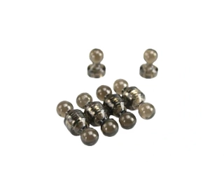 Magnetické figurky neodymové magnety černé, 10 ks, 11x17mm