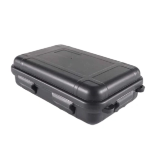 Vodotěsný box pro uložení nářadí EDC pro přežití v přírodě L černý