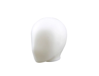 Elementrix hlava figuriny plast bílá mat