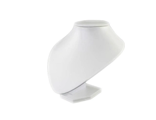 Dekolt na šperky výška 18cm bílý slonová kost