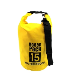 Ocean Pack, vodotěsný vak 15L žlutý
