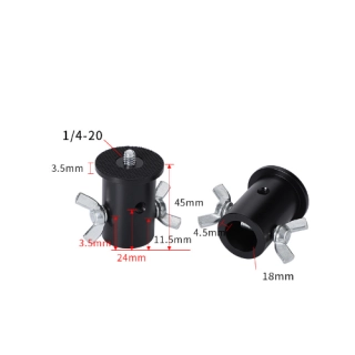 Stativový adaptér čepu 18mm s hlavou
