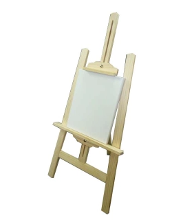 Ateliérový dřevěný malířský stojan 63cm nesložený
