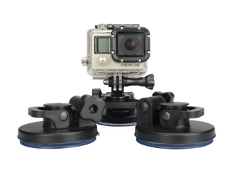 3 Head přísavný držák pro GoPro
