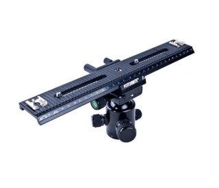 Stativová hlava makro sáňky 1 osa, 250mm
