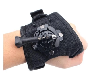 360° otočný držák s páskem na zápěstí pro GoPro Hero kamery