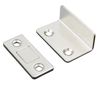 Magnetická západka dvířek, dveří. nábytku stříbrná