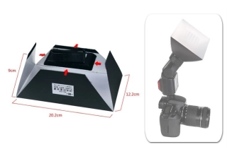 Difuzér pro systémový blesk 122 x 202mm