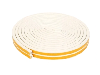 Samolepicí těsnění do oken a dveří 9x7,5mm x 6m – bílé