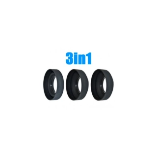 JJC sluneční clona 3v1 49mm, LS-49S