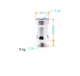 Stativový čep 14.7mm 2x1/4 CC16