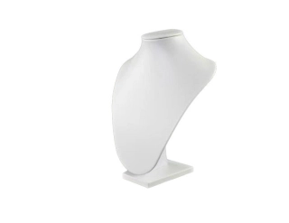 Stojan, stojánek, dekolt na šperky 26cm bílý slonová kost