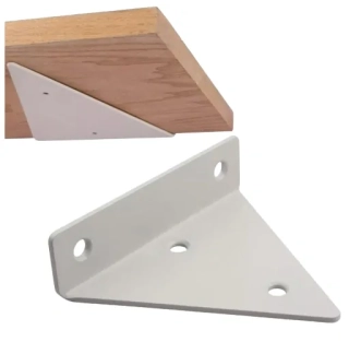 Držák police trojúhelník 170x270mm - bilý  [1ks]