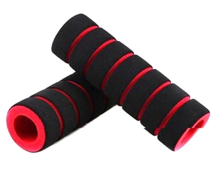 Grip, rukojeť pěnová na řidítka 22mm červená