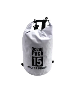 Ocean Pack, vodotěsný vak 15L bílý