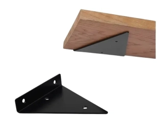 Držák police trojúhelník 170x270mm - černý  [1ks]